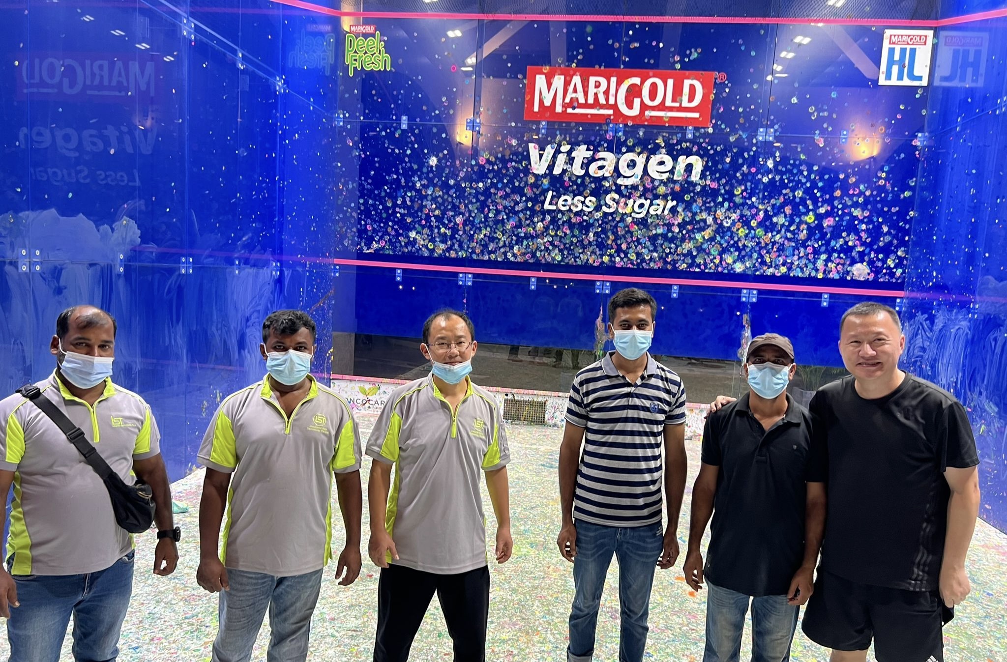 Singapore makes a big splash for World Squash Day with some creative